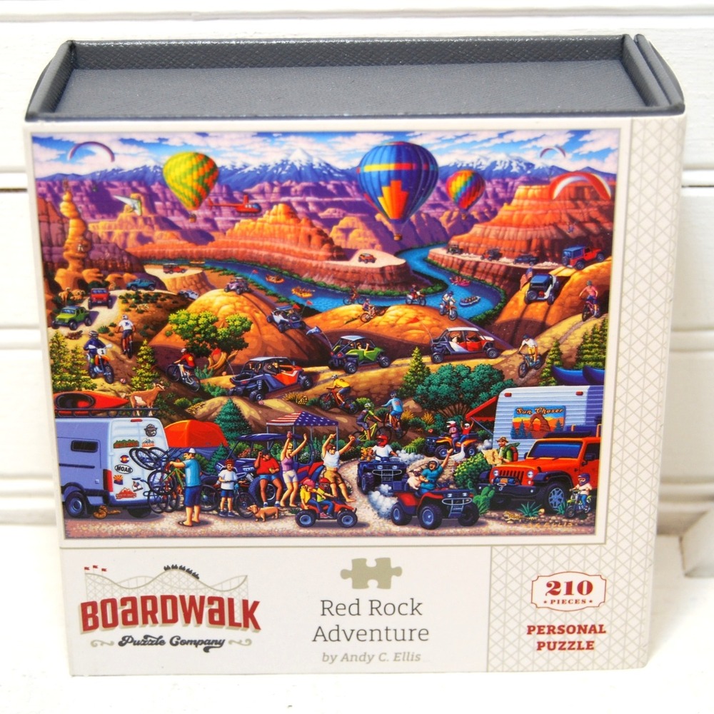 Boardwalk Puzzle Co Red Rock Adventure 210‎ pieces NWT sealed Jigsaw